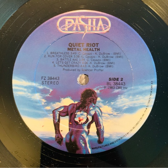 Quiet Riot Metal Health Epic Vinyl LP - Picture 7 of 11